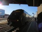 ...und fahren mit dem Zug von Roma Tiburtina...