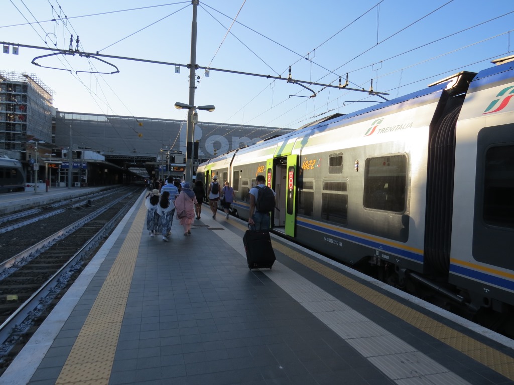 in Roma Termini angekommen...