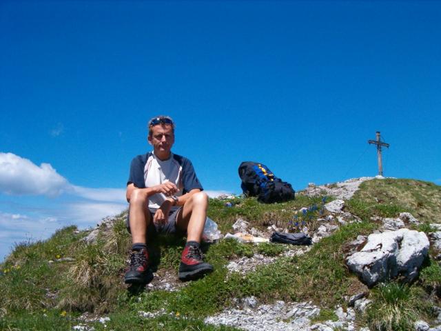 Mittagspause auf dem Gafleispitz 2000 m.ü.M.