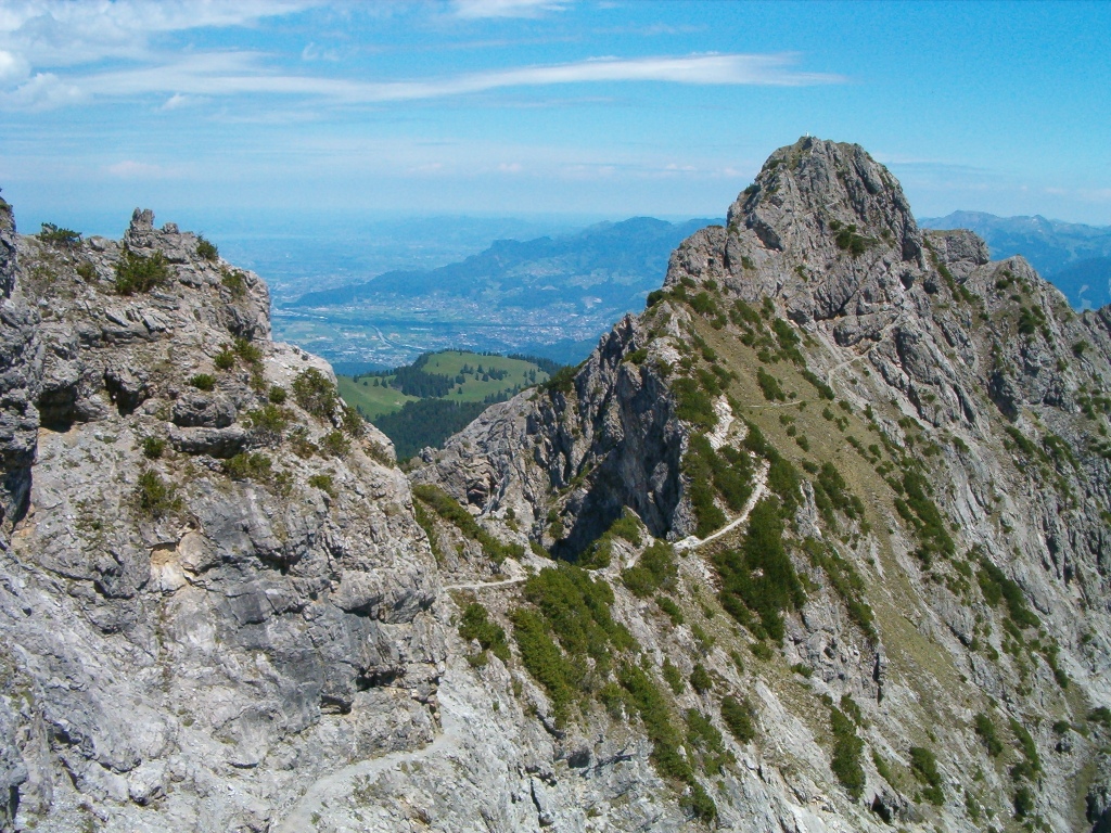 unser Weg den wir noch machen müssen um zu den Drei Schwestern zu gelangen