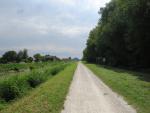 weiter am Canale Battaglia entlang führt uns der Wanderweg nun Richtung Monselice