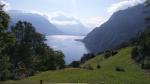 über den Urnersee hinaus, blicken wir Richtung Altdorf