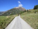 auf dem Schellen-Ursli-Weg geht es nun bergauf