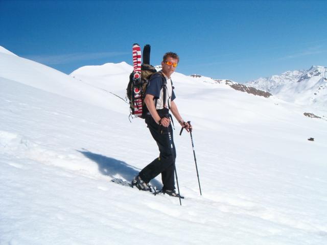 es geht runter zum Skihaus Casanna