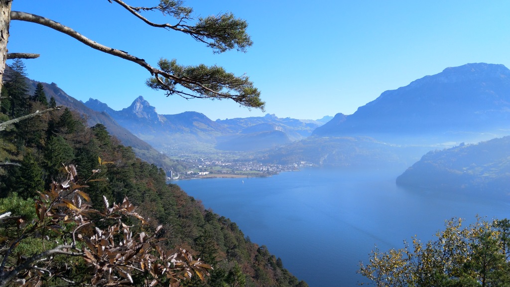 Blick nach Brunnen von wo wir gestartet sind