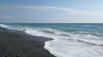 der schöne Strand von Bordighera