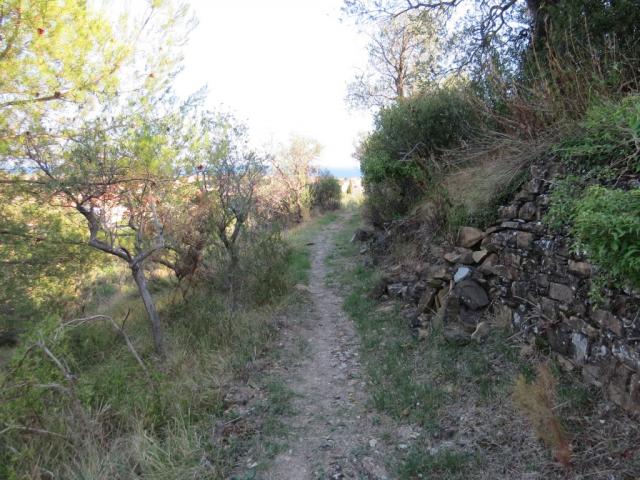 der klug angelegte Wanderweg umgeht die Vororte und Hauptstrassen...