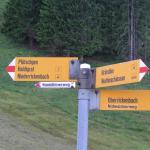 Wandertafel bei Brändlen