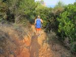 ...wandern wir durch eine sehr schöne mediterrane Macchia Richtung Borghetto Santo Spirito