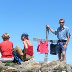 Franco beim Gipfelkreuz auf dem Brisen 2404 m.ü.M.