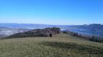 von der Kapelle aus, geniessen wir den Ausblick Richtung Zug