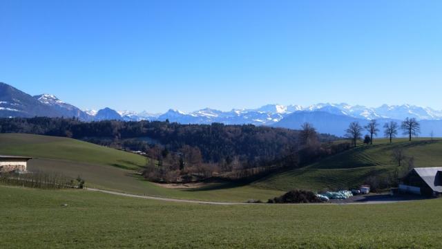 Blick in die Urneralpen, die wir ausgiebig erwandert haben