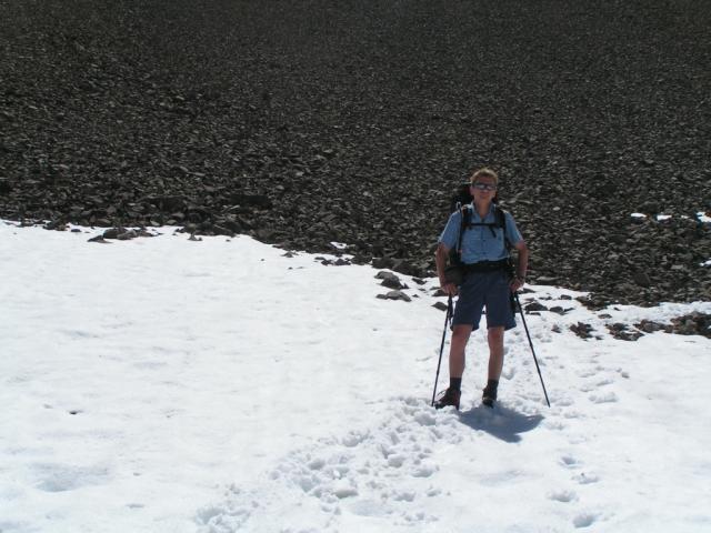 so schön über Schnee zu laufen