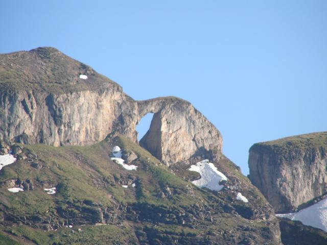 Felsformation mit Loch