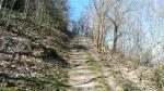 auf der anderen Seite der Schlucht, geht es danach über eine Gegensteigung, wieder steil aufwärts