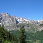 Engelberger Rotstock, Ruchstock und ganz rechts der Chaiserstuel