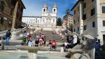vor der weltberühmten Treppe befindet sich die von Bernini im Jahr 1629 errichtete Fontana della Barcaccia