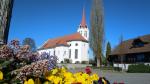 Start ist bei der Kirche Maria Himmelfahrt mit der Sakramentskapelle in Ettiswil