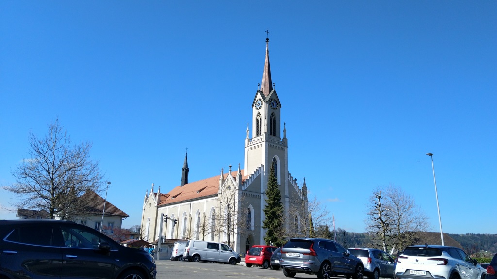 die St.Konrad Kirche in Grosswangen 1863 erstellt