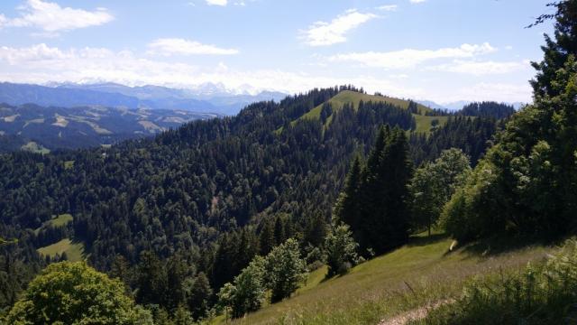 Blick zur Geissgratflue unser nächstes Ziel