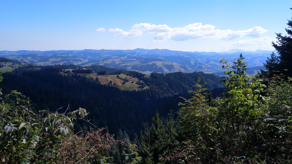 was für eine schöne Aussicht hier oben