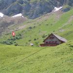 Musenalp von der Seilbahn aus gesehen