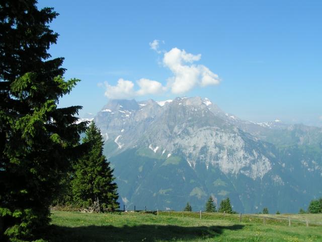 Urirotstock mit Wolken