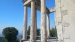 der schöne Italiker Tempel innerhalb des Ercole Komplex. Der Stamm der Italiker wurde durch die Römer besiegt