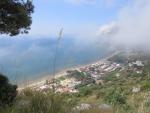 was für eine traumhafte Aussicht mit Blick Richtung Terracina