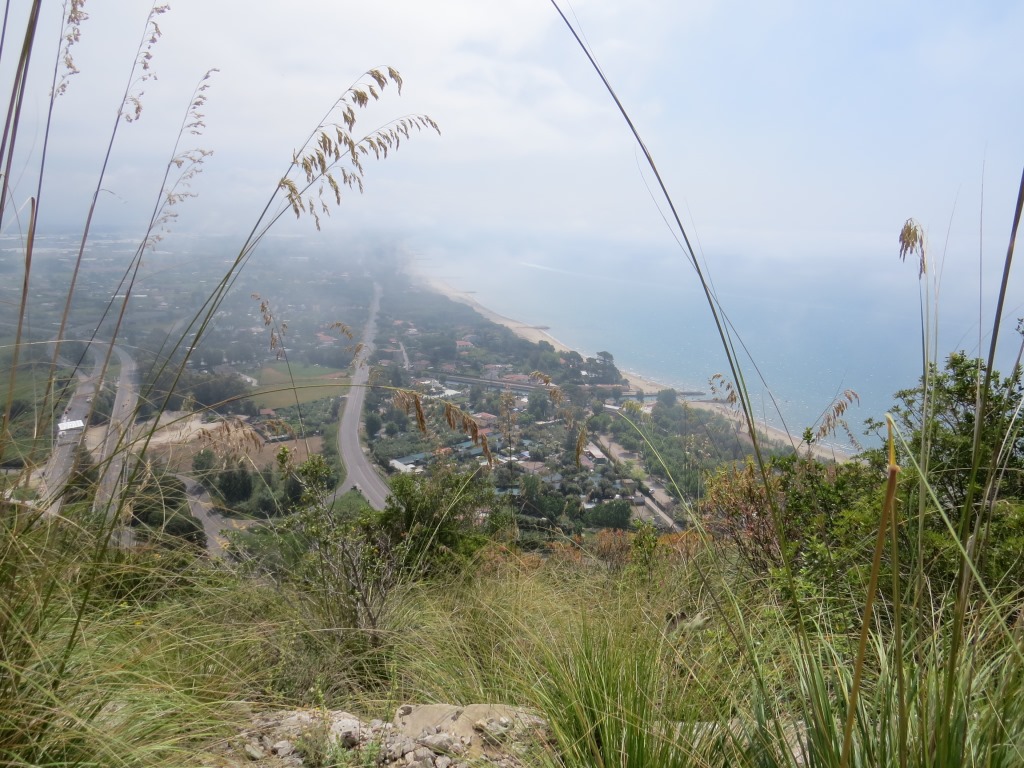 und hier mit Blick Richtung Sperlonga und Gaeta