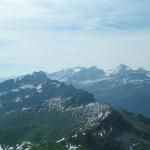 blick nach Chinzig Chulm, im Hintergrund Clariden und die Schärhörner