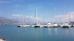 am Segelboothafen von Gaeta vorbei...