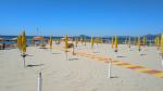 beim Strandbad Lido del Golfo auf der Höhe von Gianola, legen wir eine Kaffeepause ein...