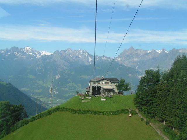 Mittelstation der Seilbahn Biel - Kinzig