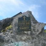 Gedenktafel an die Armee von General Suworof