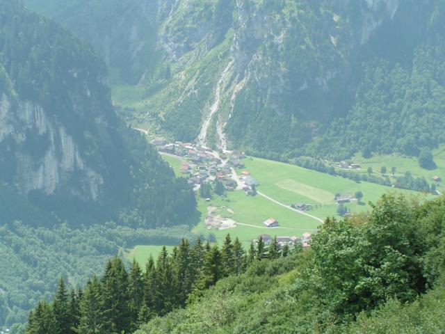 Blick ins Schächental runter