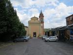 bei der Kirche San Ruffillo in San Ruffillo hat die heutige Etappe sein Ende