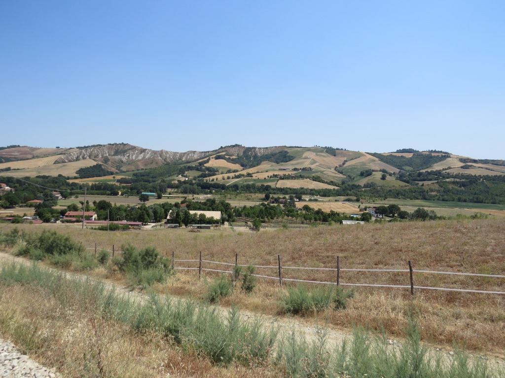 unsere heutige Etappe geht zu Ende wir haben San Martino in Pedriolo erreicht