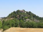 den Castello Pieve Sant' Andrea wird vom Cammino links stehen gelassen