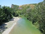 kurz vor dem Zentrum von Borgo Tossignano überqueren wir den Fluss Santerno