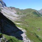 Blick auf Alp Wannelen