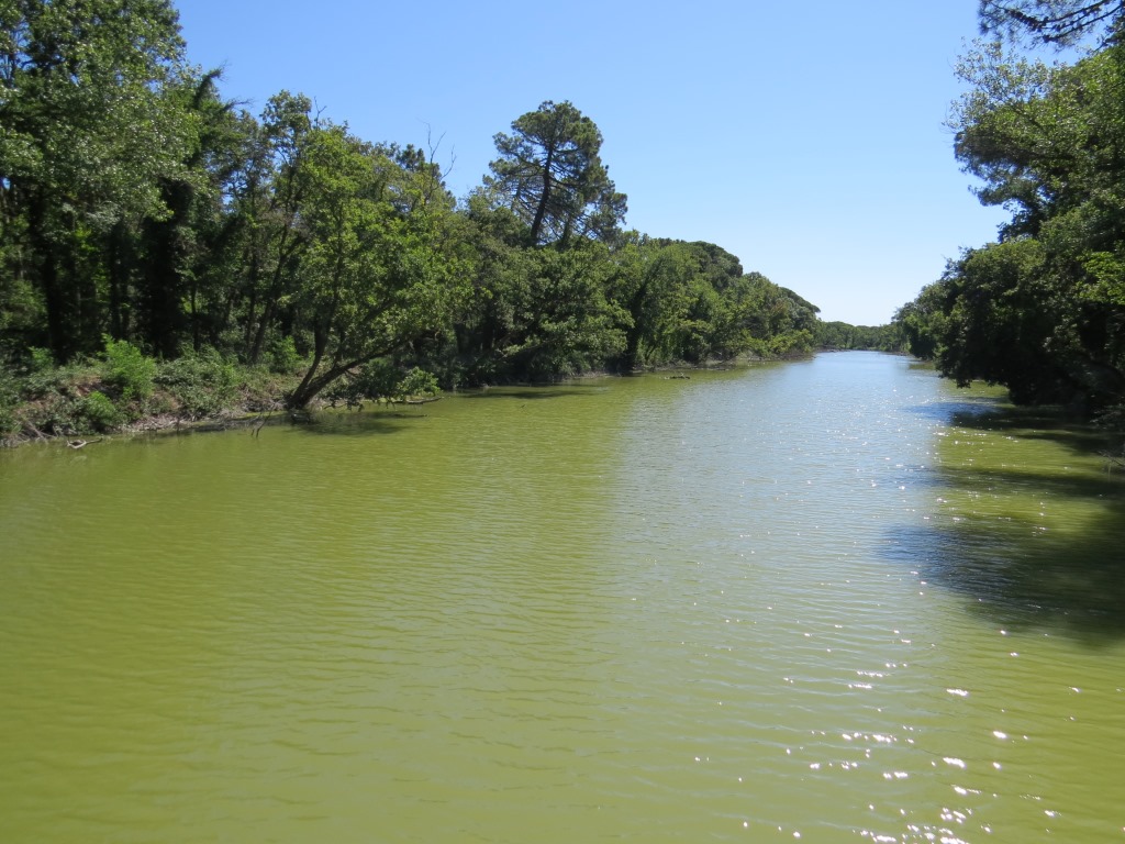 ...oder Kanäle. Hier sind wir beim Canale Fossatone