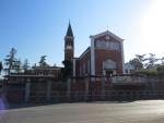 bei der Kirche San Giovanni Battista in Ronco (Forlì) beginnt unsere heutige Etappe