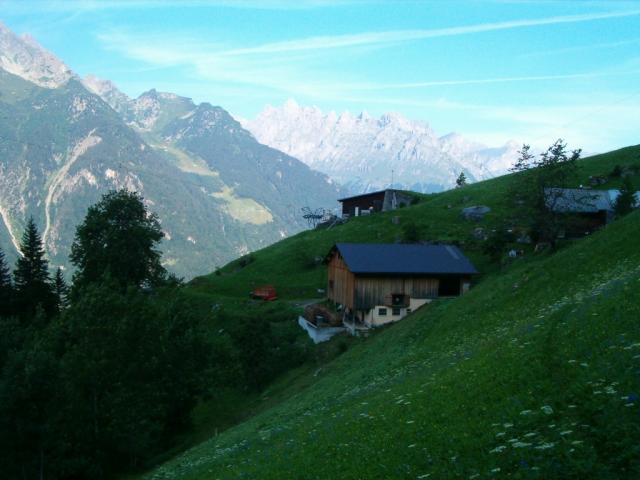 Blick zurück zur Bergstation