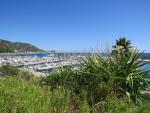 auf der Höhe des Segelhafen von Finale Ligure