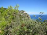 die Klippe Monte Capo Noli vor uns, unser nächstes Zwischenziel