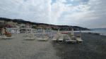 beim kleinen Strand von Cogoleto