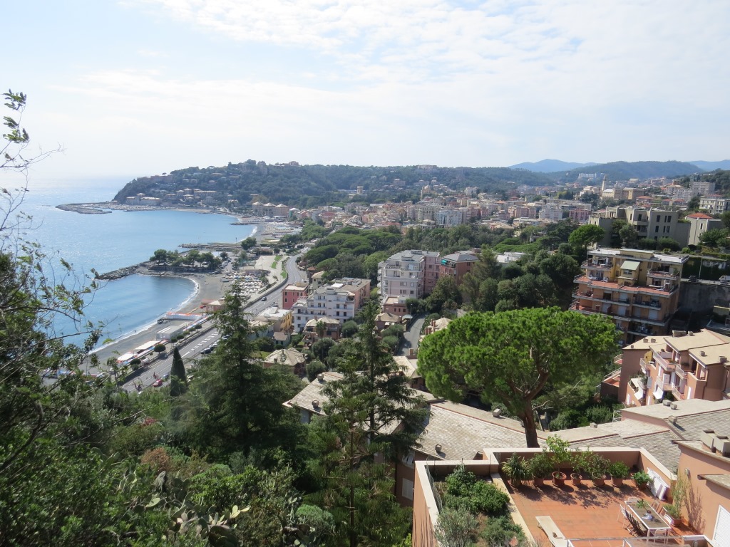 Blick zurück nach Arenzano