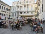 wir verlassen die Kathedrale und laufen zur Piazza Giacomo Matteotti, hier geniessen wir einen Aperitivo