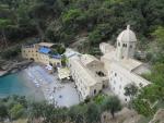 vom Doria Wehrturm hat man einen traumhaften Tiefblick zur Abtei San Fruttuoso
